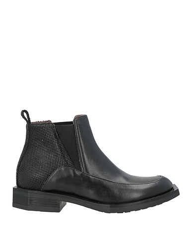 LE BOHÉMIEN Stiefelette Schwarz Leder