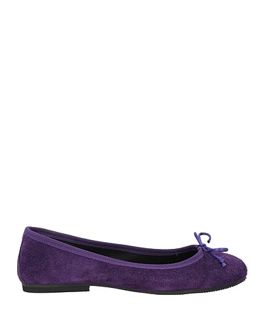 CARINA Ballerine Viola scuro Pelle