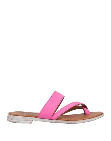 BUENO Flip flops Fuchsia Leather