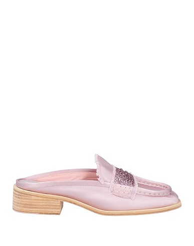 RAS Mules and clogs Lilac Textile fibers