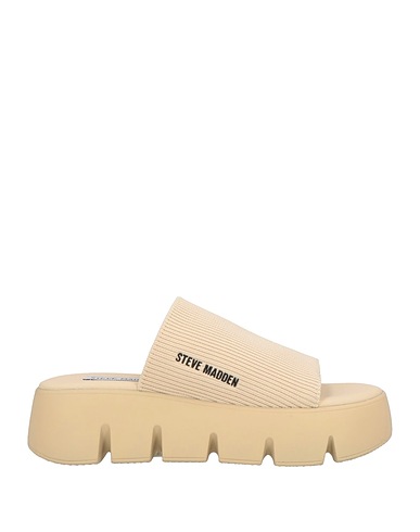 STEVE MADDEN Sandals Beige Textile fibres