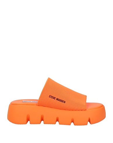 STEVE MADDEN Sandals Orange Textile fibers