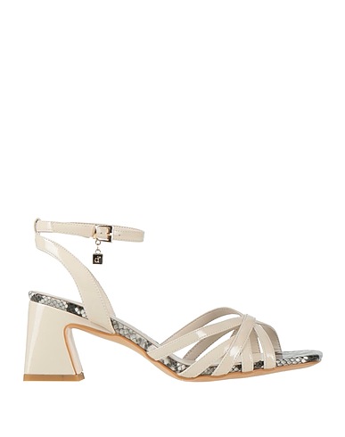 MANUFACTURE D'ESSAI Sandalen Off white Gewebefasern
