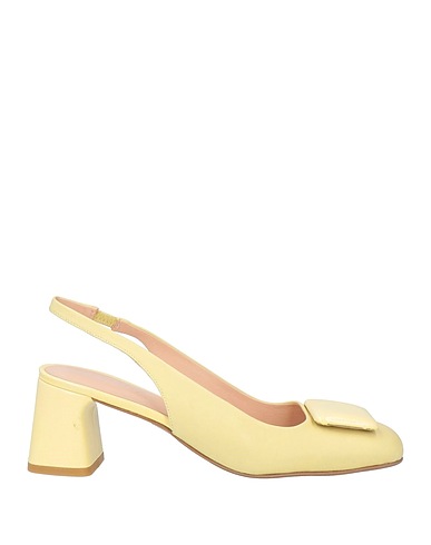 ZINDA Pump Pastel yellow Leather