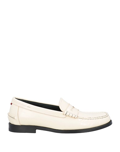 BALLY Loafers Cream Leather