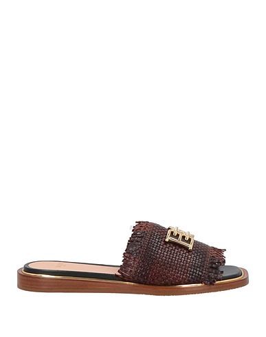 BALLY Sandals Dark brown Calfskin