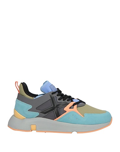 MUNICH Sneakers Military green Textile fibers, Leather