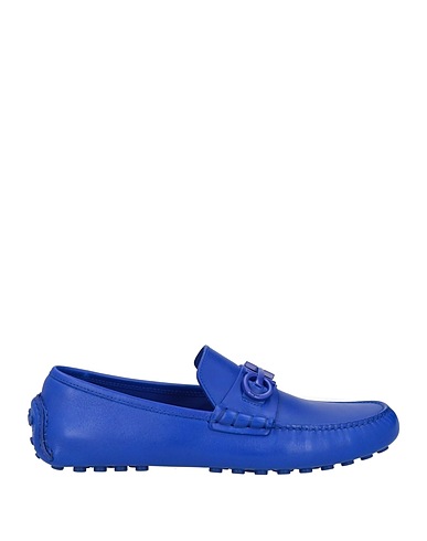 FERRAGAMO Loafers Bright blue Calfskin