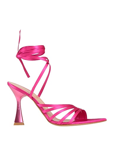 PREGUNTA Sandals Fuchsia Textile fibres