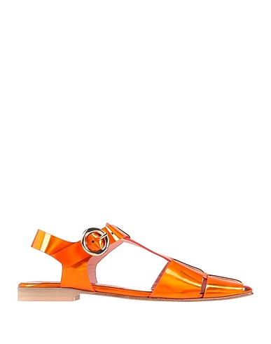 RAS Sandals Orange Leather