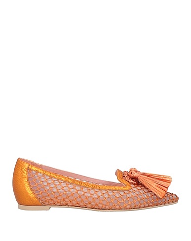 RAS Loafers Orange Textile fibers