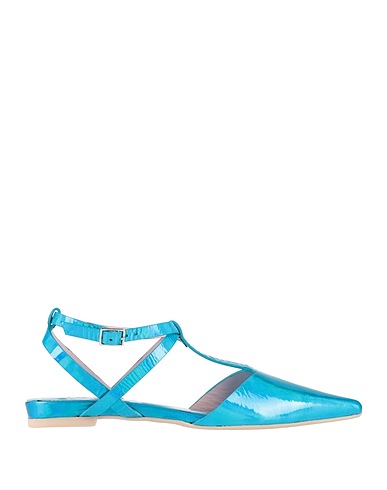 RAS Ballet flats Azure Textile fibres