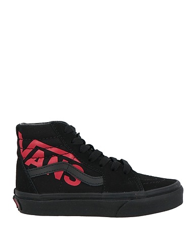 VANS Sneakers Black Leather, Textile fibers