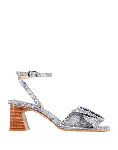ZINDA Sandals Slate blue Textile fibers