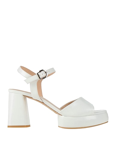 ZINDA Sandals White Leather