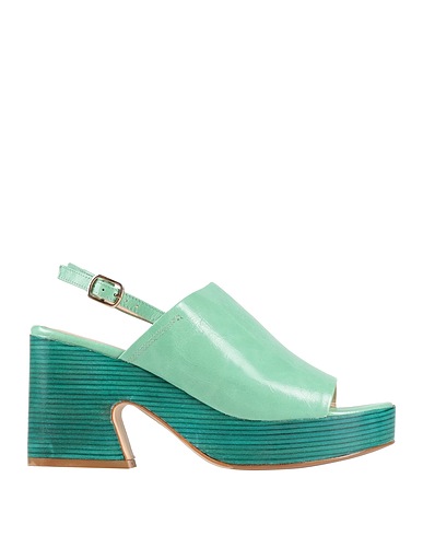ZINDA Sandals Light green Leather