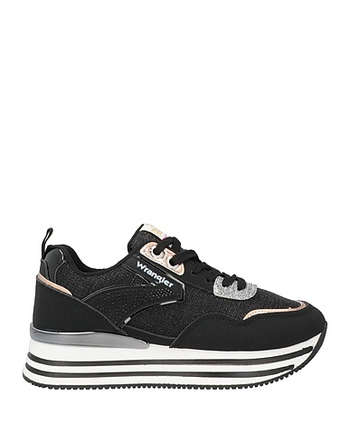 WRANGLER Sneakers Black Textile fibres