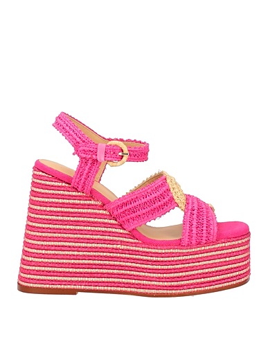 CASTAÑER Sandals Magenta Textile fibres