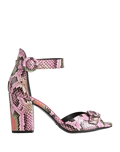 ELVIO ZANON Sandals Pink Leather