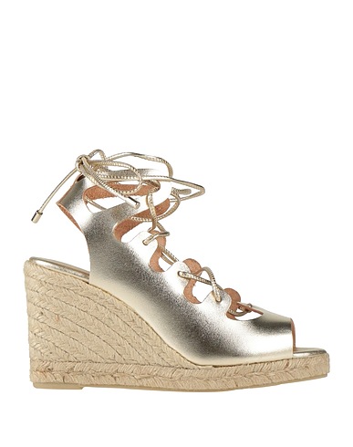 CASTAÑER Espadrilles ANCIENT GREEK SANDALS X CASTAÑER Platinum Leather