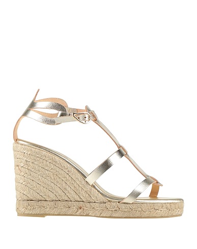 CASTAÑER Espadrilles ANCIENT GREEK SANDALS X CASTAÑER Platinum Leather