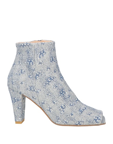 ZINDA Ankle boot Slate blue Textile fibers