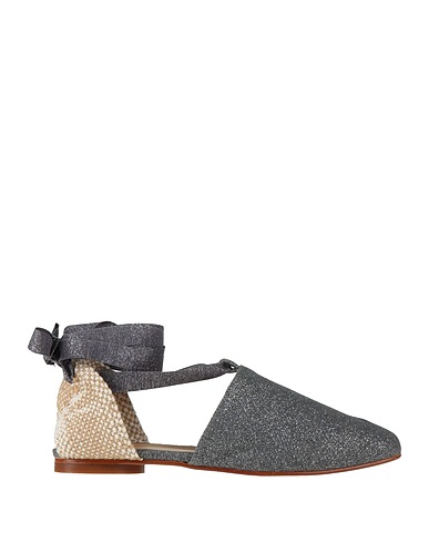 CASTAÑER Ballet flats Grey Textile fibres
