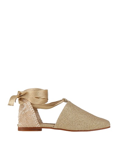 CASTAÑER Ballerinas Beige Gewebefasern
