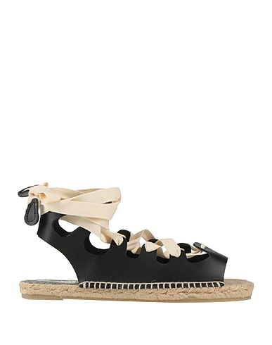 CASTAÑER Espadrilles ANCIENT GREEK SANDALS X CASTAÑER Black Leather
