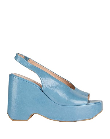 ZINDA Sandals Light blue Leather