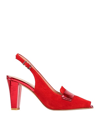 ZINDA Sandals Red Leather