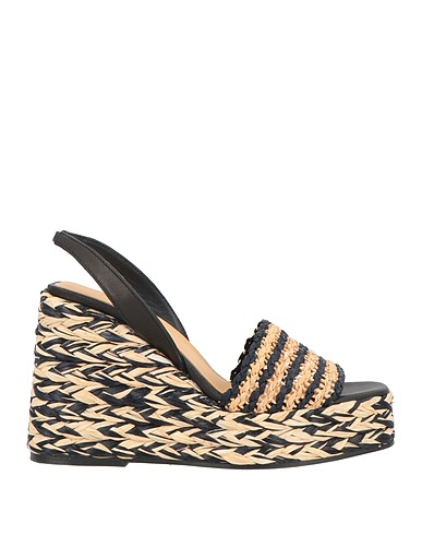 CASTAÑER Espadrilles Black Textile fibers