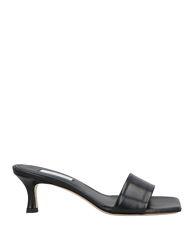 GIAMPAOLO VIOZZI Sandals Black Leather