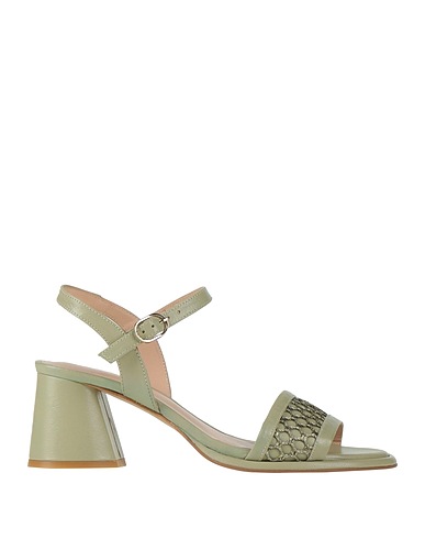 ZINDA Sandals Sage green Leather