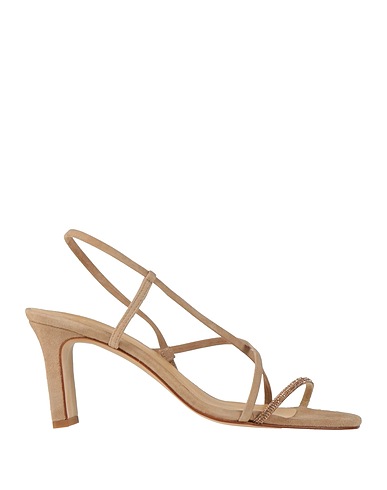 CASTAÑER Sandals Beige Leather