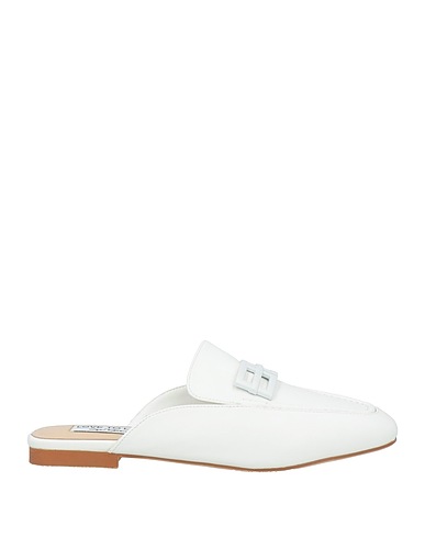 GAI MATTIOLO Mules and clogs White Leather