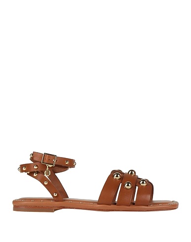 MAJE Sandals Camel Leather