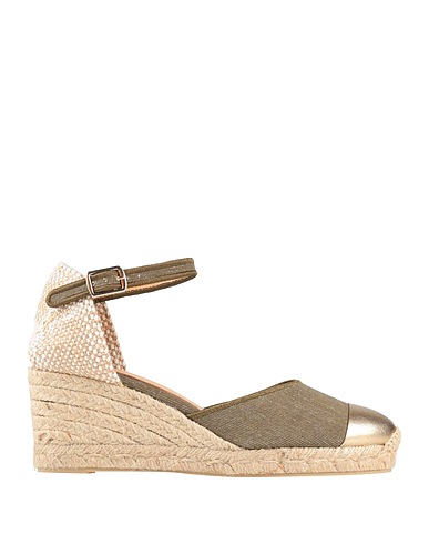 CASTAÑER Espadrilles Military green Textile fibres