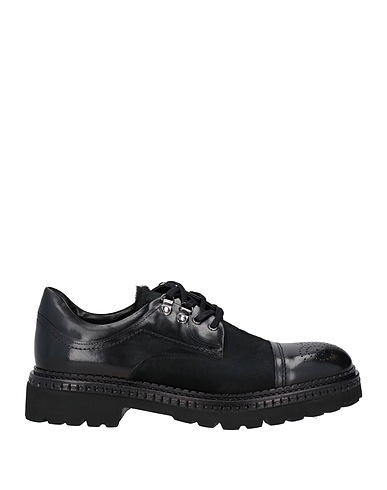 CARPE DIEM Laced shoes Black Leather