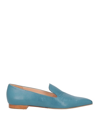 ZINDA Loafers Slate blue Leather