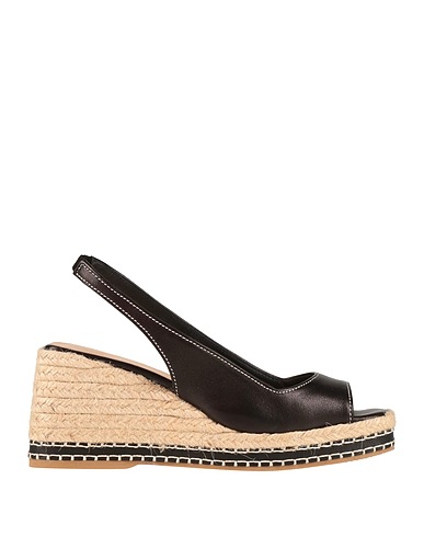 CASTAÑER Espadrilles Black Leather