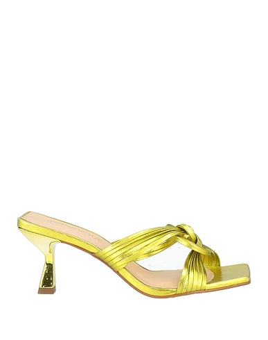 MISS UNIQUE Sandalen Limettengrün Leder