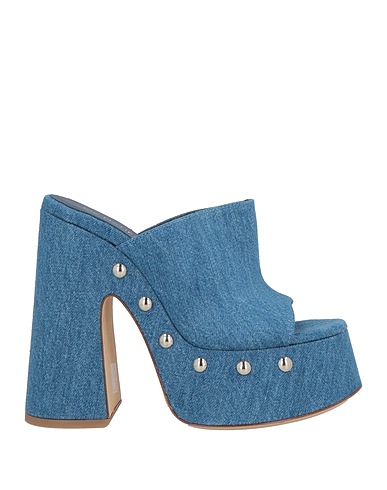 VIC MATIĒ Sandals Blue Textile fibres