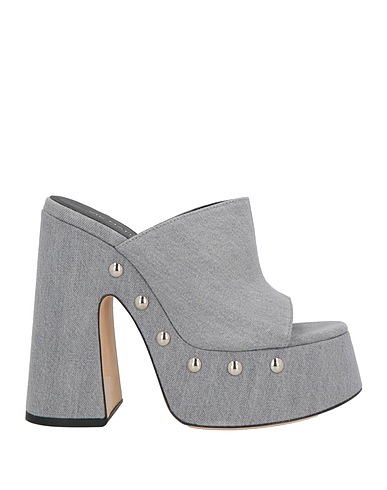 VIC MATIĒ Sandals Grey Textile fibers