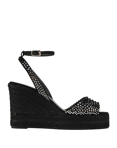 CASTAÑER Espadrilles Black Leather