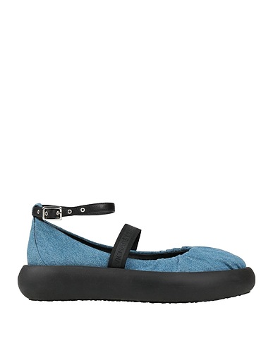 VIC MATIĒ Ballet flats Blue Textile fibers