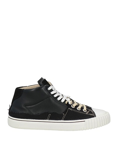 MAISON MARGIELA Sneakers Nero Pelle, Fibre tessili