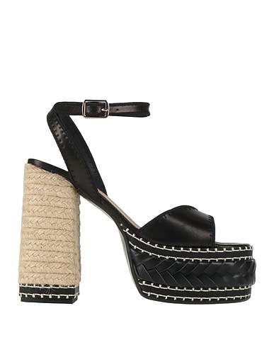CASTAÑER Espadrilles Black Leather