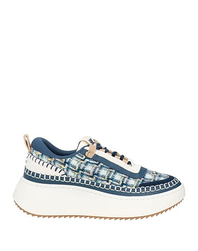 STEVE MADDEN Sneakers Slate blue Leather, Textile fibres