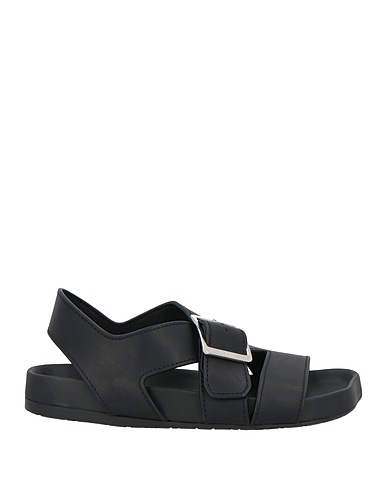 LOEWE Sandals Black Leather